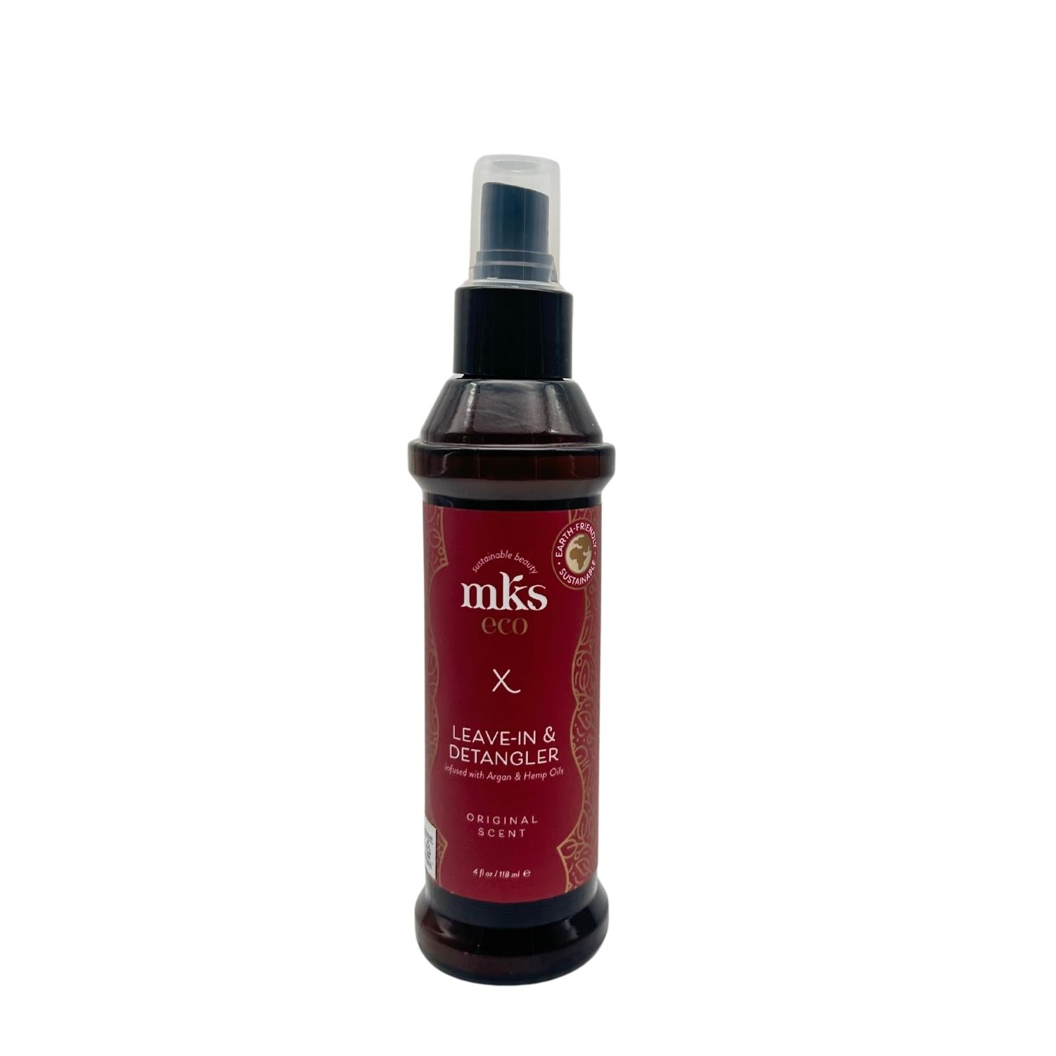 MKS eco X Original Scent – 118 ml – Leave-In Treatment & Detangler – Marokkanisches Arganöl, Hanfsamenöl – Vegan & Cruelty Free