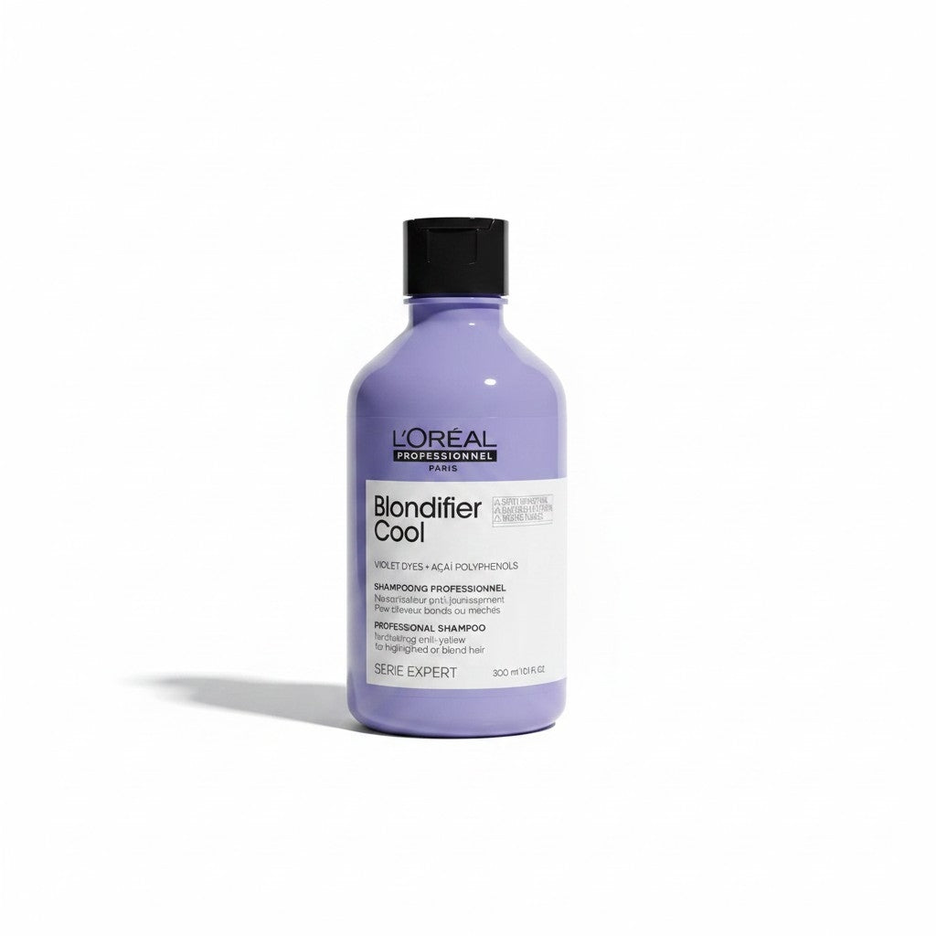 L'Oréal Professionnel Anti-Gelbstich Shampoo für blondes und blondiertes Haar, Açaibeeren-Extrakt, Serie Expert, Blondifier Shampoo Cool  (3474636977260)+