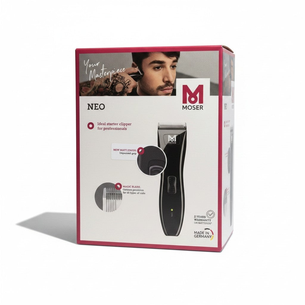 Moser Neo Netz- und Akku-Haarschneidemaschine - Schwarz 4015110023166